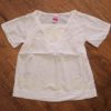 Size 6 H&T White Short Sleeve Cotton Top GUC