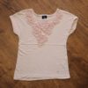 Size 6 Sista Pale Pink Tulle Flower Tee EUC