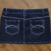 Size 14/16 Valley Girl Dark Navy Denim Skirt EUC - Image 2