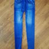 Size 14 Blue Silky Leggings NWT