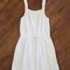 Size 12 Clothing & Co White Summer Dress EUC