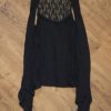 Size 12 Miss Understood Black Lace Vest EUC