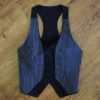 Size 10/12 Charcoal Tailored Vest EUC