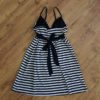 Size 12 (Ladies 8) Expression Striped Tie-Back Dress EUC - Image 2