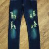 Size 10 Big Ten Adjustable Distressed Stretch Denim Jeans NWT