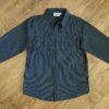Size 10 Piping Hot Long Sleeve Black Pinstriped Shirt EUC