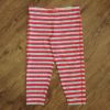 Size 10 Esprit Three-Quarter Length Striped Leggings EUC