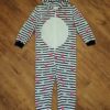 Size 8 Kids & Co Coral Fleece Hooded Sleepsuit EUC