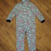 Size 8 Kids & Co Coral Fleece Hooded Sleepsuit EUC - Image 2
