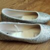 EU37 / UK4 / 23cm Kids & Co Sparkly Silver Ballet Flats NWOT - Image 2