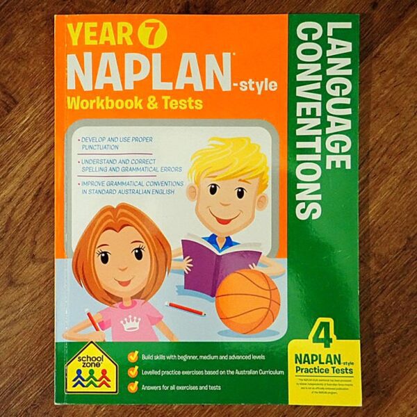 Naplan-Style Workbook & Tests: Year 7 Language Conventions NOS