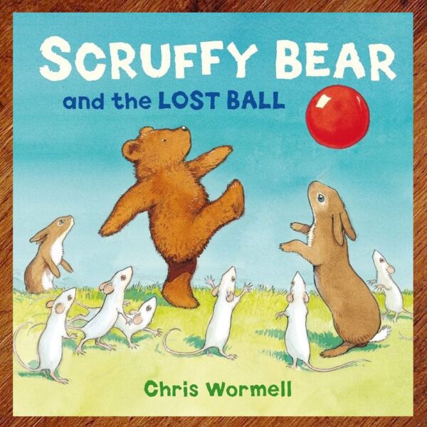 Scruffy Bear and the Lost Ball Picture Story Book EUC