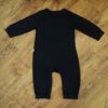 Size 1/2 Black & White Printed Tuxedo Jumpsuit NOS - Image 2