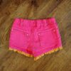 Size 1 Target Adjustable Hot Pink Denim Shorts EUC - Image 2
