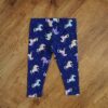 Size 1 Target Blue 'Horse' Leggings EUC - Image 2