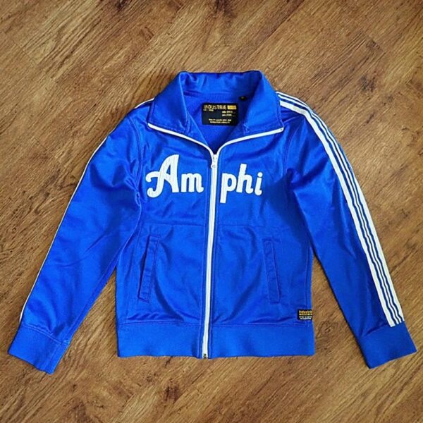 Size 10 Industrie Blue 'Amphi' Athletics Jacket EUC