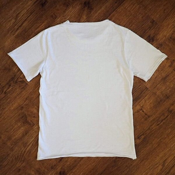 Size 12 White 'Surf Legend' Tee by JK EUC - Image 2