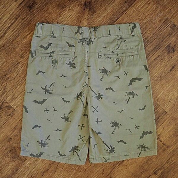 Size 12 Urban Supply Adjustable 'Bats & Bones' Shorts EUC - Image 2