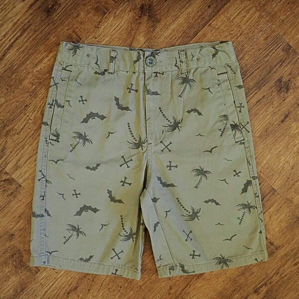 Size 12 Urban Supply Adjustable 'Bats & Bones' Shorts EUC