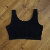 Size 14/15 (Ladies 12) Underworks Black Crop NWOT