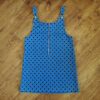 Size 14 Anko Blue Stretch Denim Pinafore Dress EUC