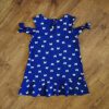 Size 2 Mango Blue 'Butterfly' Dress EUC - Image 2