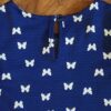 Size 2 Mango Blue 'Butterfly' Dress EUC - Image 3