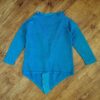 Size 3 DKNY Cotton Long Sleeve Teal Cardigan EUC - Image 2