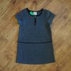 Size 3 Emerson Junior Short Sleeve Grey Ponte Dress NWT