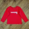 Size 3 Esprit 'Enchanted Forest' Long Sleeve Red Top EUC