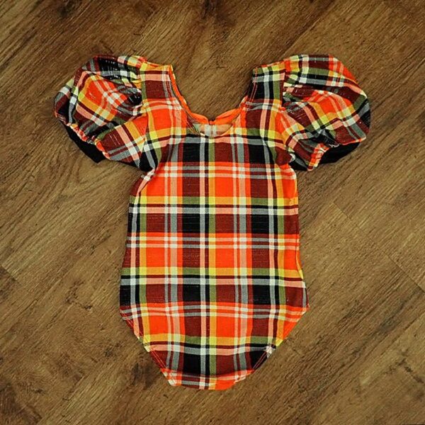 Size 3 Plaid Short Sleeve Leotard by Martins Dancewear EUC - Image 2