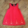 Size 3 Pumpkin Patch Nearly-Vintage Embroidered Smock Dress EUC