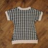 Size 3 Pumpkin Patch Wool-Blend Houndstooth Cardigan EUC - Image 2