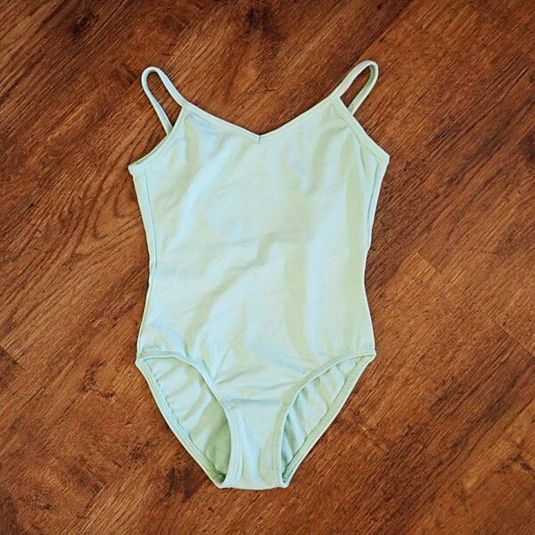 Size 4/5 Energetiks Pastel Green Leotard EUC