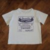 Size 4/5 Seed White & Navy Retro Advertising Tee EUC