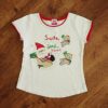 Size 4 H&T Santa Christmas Tee EUC