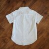 Size 4 H&T White Diamond-Patterned Short Sleeve Shirt EUC - Image 2