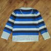 Size 4 Pumpkin Patch Block-Striped Pullover EUC - Image 2