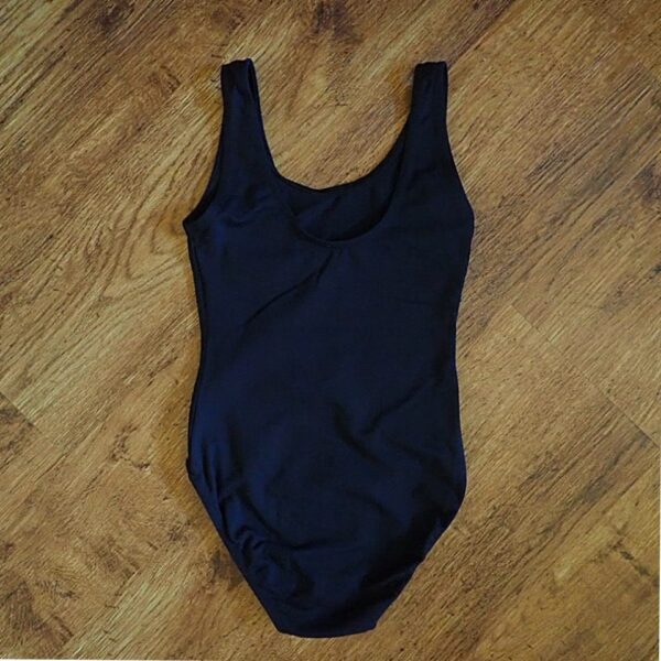 Size 5/6 Energetiks Black Sleeveless Leotard EUC - Image 2