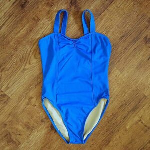 Size 5/6 Bloch Electric Blue Leotard EUC