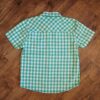 Size 5 Fun Spirit Green Gingham-Check Short Sleeve Shirt EUC - Image 2