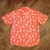 Size 5 Fun Spirit Orange & White Pirate-Themed Hawaiian Shirt EUC - Image 2