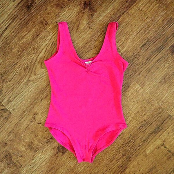 Size 6 Target Hot Pink Leotard EUC