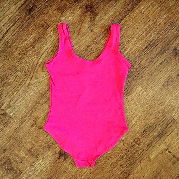 Size 6 Target Hot Pink Leotard EUC - Image 2