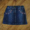 Size 1 Adjustable Blue Denim Skirt EUC