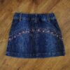 Size 1 Adjustable Blue Denim Skirt EUC - Image 2