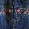 Size 1 Adjustable Blue Denim Skirt EUC - Image 4