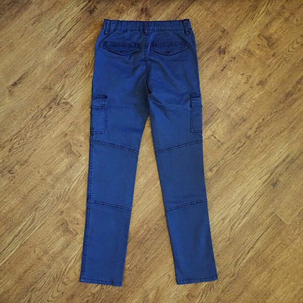 Size 12 Pumpkin Patch Adjustable Cargo-Style Denim Jeans EUC - Image 2