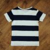 Size 4 Anko Navy & White Block-Striped Tee EUC - Image 2