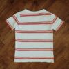 Size 4 Anko White & Terracotta Block-Striped Tee EUC - Image 2